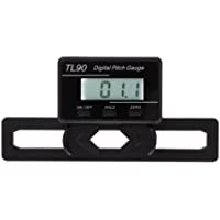 BIlinli TL90 Digital Pitch Gauge Pantalla de retroiluminación de LCD Hojas Herramienta de medición de ángulo